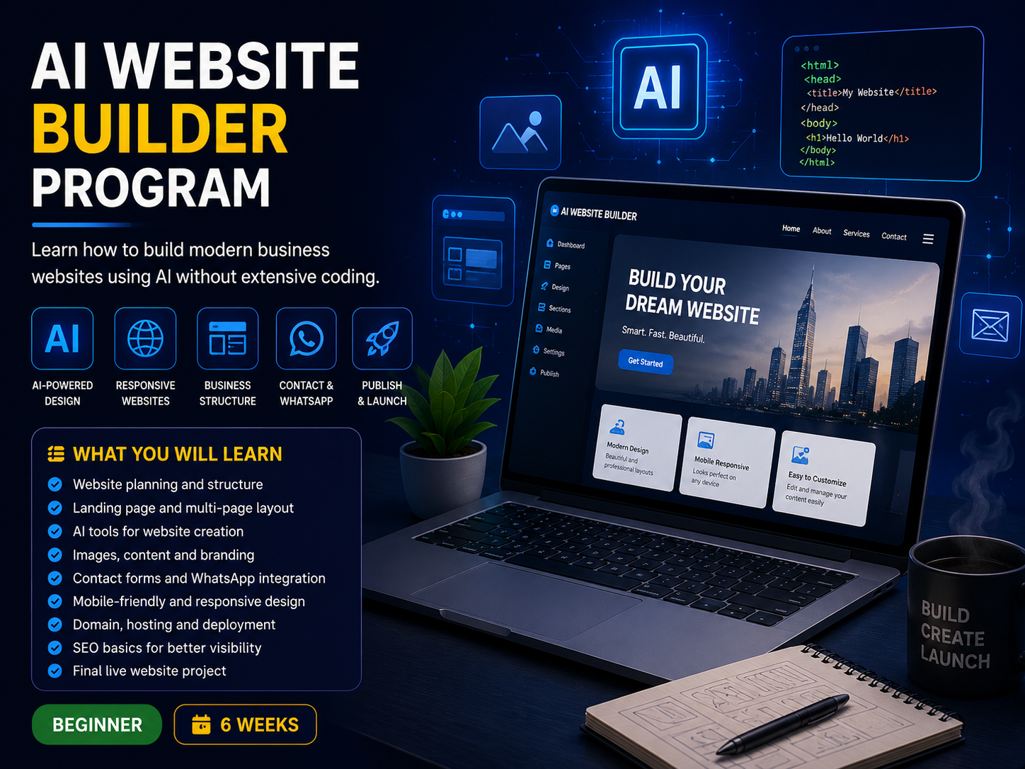 AI Website Builder Program